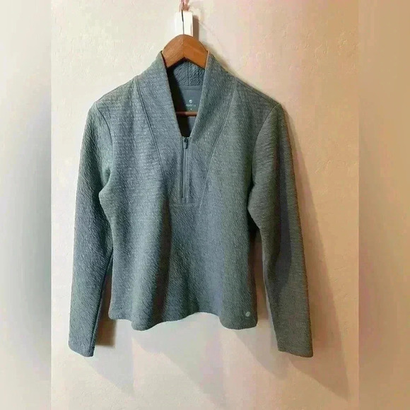 APANA Activewear Yoga 1/4 Zipper Pullover Size S - Picture 1 of 6